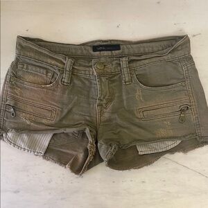 Work Custom Jean Olive Cargo Shorts